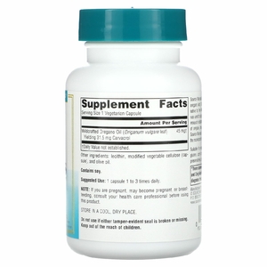 Source Naturals, Wellness, масло орегано, 45 мг, 60 вегетарианских капсул