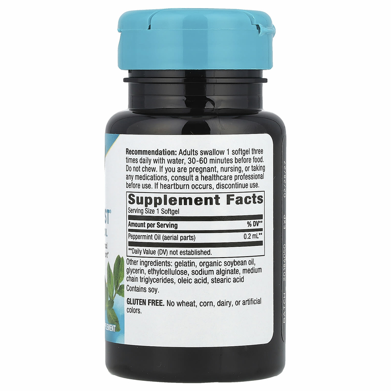 Nature's Way, Pepogest®, масло перечной мяты, 0,2 мл, 60 капсул