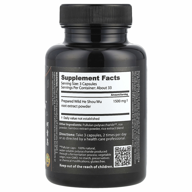 Dragon Herbs, He Shou Wu ™, 500 мг, 100 капсул