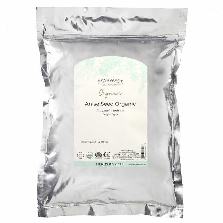Starwest Botanicals, Семена органического аниса, 453,6 г (1 фунт)