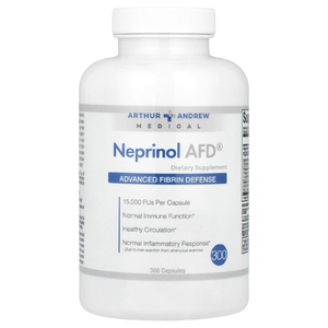 Arthur Andrew Medical, Neprinol AFD®, усовершенствованное средство для защиты организма от вредного воздействия фибрина, 300 капсул