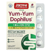 Jarrow Formulas, Yum-Yum Dophilus, без сахара, с натуральным ароматизатором со вкусом малины, 120 жевательных таблеток