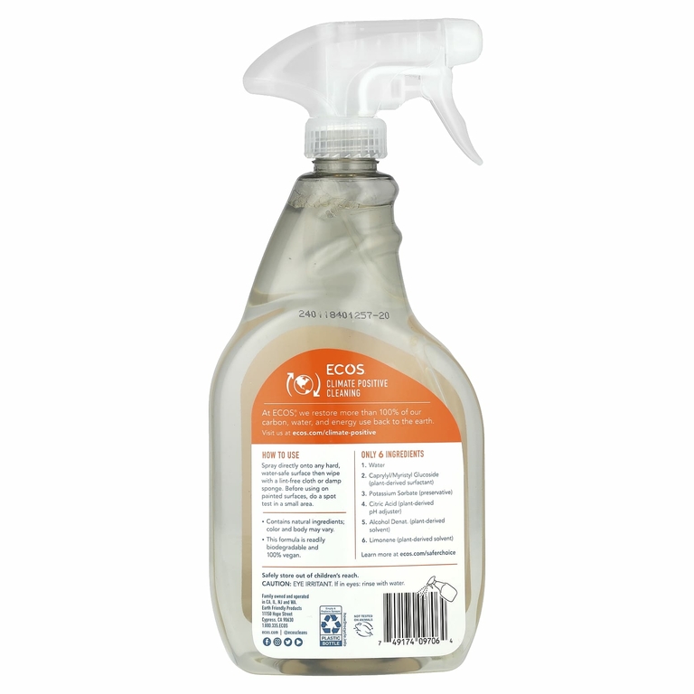 Earth Friendly Products, Универсальное очищающее средство, апельсин, 650 мл (22 жидк. унц.)