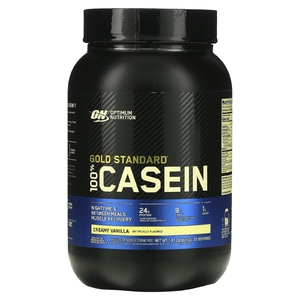 Optimum Nutrition, Gold Standard®, 100% казеин, со вкусом ванили, 825 г (1,81 фунта)