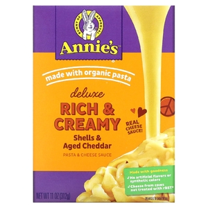 Annie's Homegrown, Раковины и выдержанный чеддер, 312 г (11 унций)