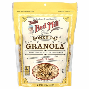 Bob's Red Mill, Мюсли с овсяными хлопьями и медом, 12 унций (340 г)