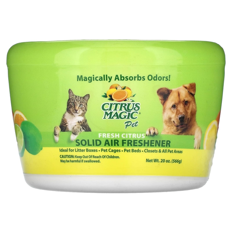 Citrus Magic, Pet, твердый освежитель воздуха, свежий цитрус, 566 г (20 унций)