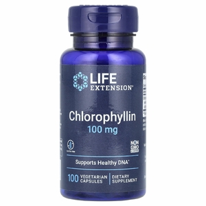 Life Extension, Хлорофиллин, 100 мг, 100 вегетарианских капсул