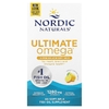 Nordic Naturals, Ultimate Omega, высокоэффективные омега-3 кислоты, со вкусом лимона, 1280 мг, 60 капсул из рыбьего желатина (640 мг в 1 капсуле)