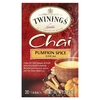 Twinings, Ароматизированный черный чай, чай, тыквенные специи, 20 чайных пакетиков, 40 г (1,41 унции)