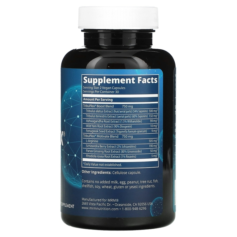 MRM Nutrition, Nutrition, TribuPlex 750, 60 веганских капсул