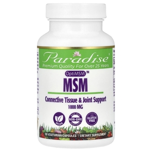 Paradise Herbs, МСМ, 1000 мг, 90 вегетарианских капсул
