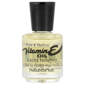 NaturesPlus, масло с витамином E, 1/2 жидк. унции