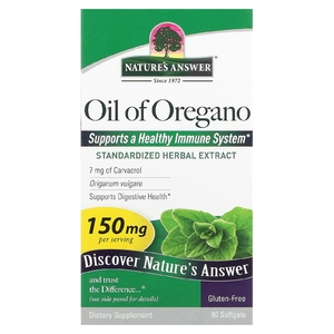 Nature's Answer, масло орегано, 150 мг, 90 мягких таблеток