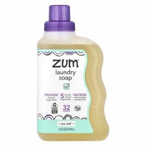 ZUM, Zum Clean, ароматерапевтическое хозяйственное мыло, с морской солью, 0,94 л (32 жидких унции)