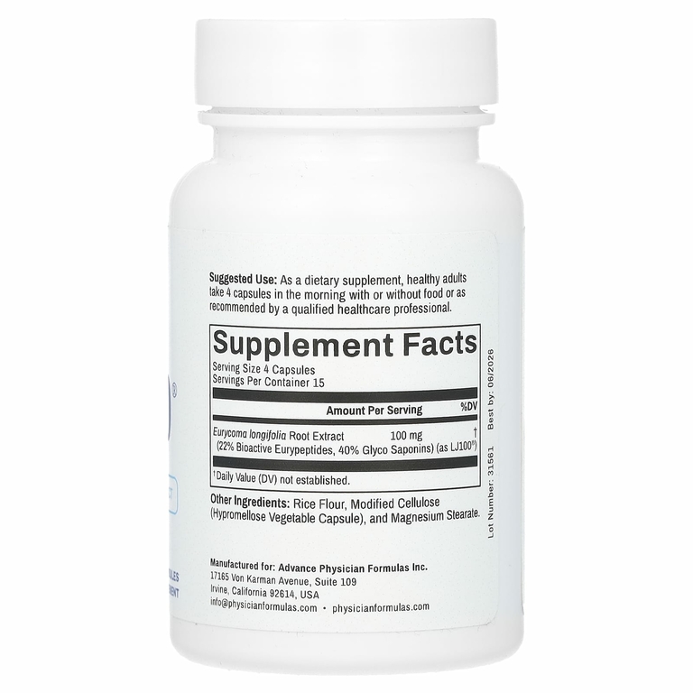 Advance Physician Formulas, LJ 100®, 25 мг, 60 капсул