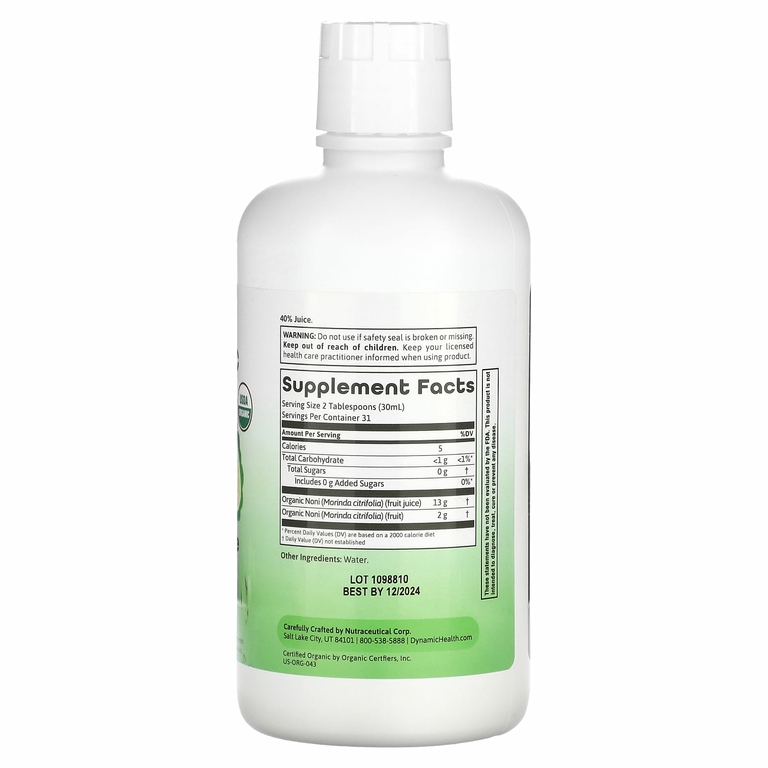 Dynamic Health, Сок нони, 946 мл (32 жидк. унц.)