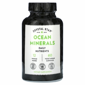 Crystal Star, Минералы океана, 60 вегетарианских капсул