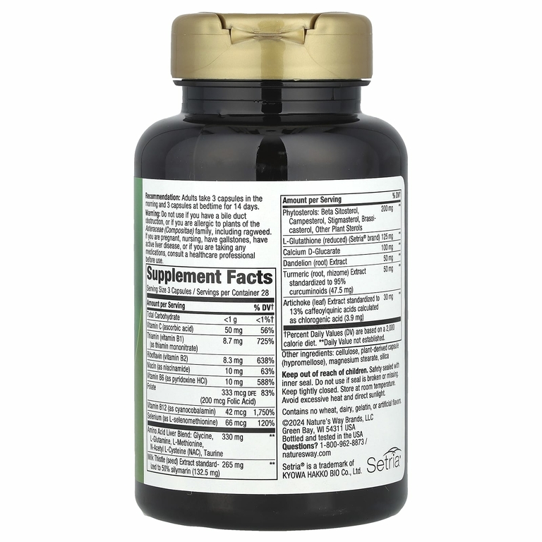 Nature's Way, Комплексное очищение печени, 84 капсулы
