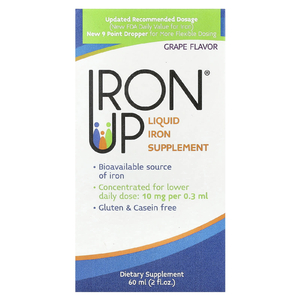 A.C. Grace Company, Iron Up, жидкая добавка с железом, со вкусом винограда, 60 мл (2 жидк. унции)