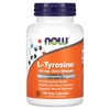 NOW Foods, L-тирозин, с повышенной силой действия, 750 мг, 90 растительных капсул