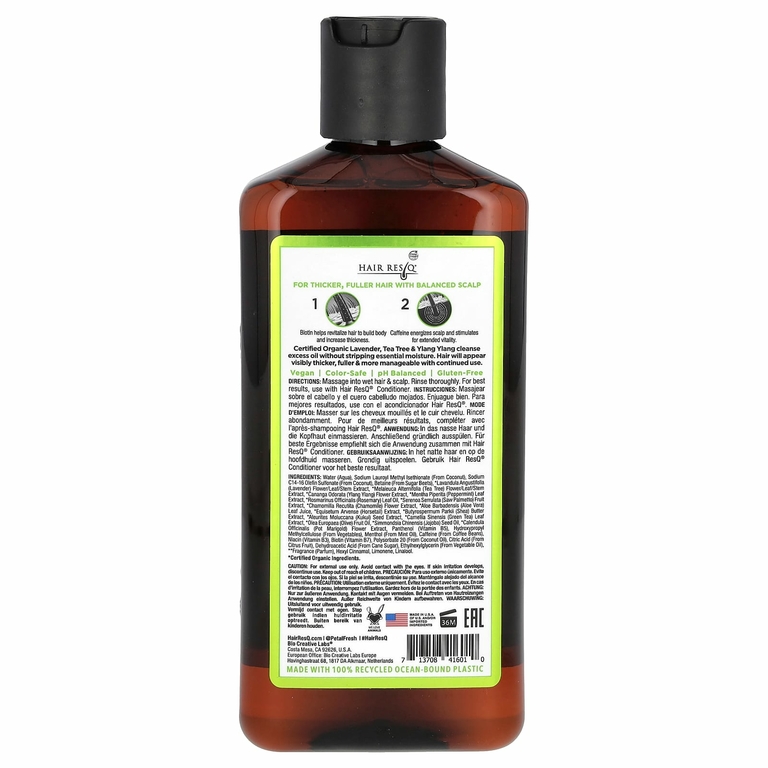 Petal Fresh, Hair ResQ, шампунь с биотином, для густоты волос и контроля жирности, 355 мл (12 жидк. унций)
