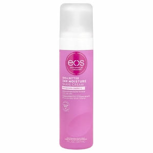 EOS, Shea Better ™, увлажняющий крем для бритья на 24 часа, гранат и малина, 207 мл (7 жидк. Унций)