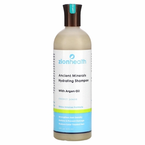 Zion Health, Ancient Minerals, увлажняющий шампунь с аргановым маслом и кокосовым жасмином, 473 мл (16 жидк. унц.)