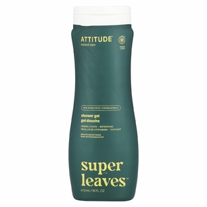 ATTITUDE, Super Leaves ™, гель для душа, листья лимона, 473 мл (16 жидк. Унций)
