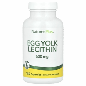 NaturesPlus, лецитин из яичного желтка, 180 капсул