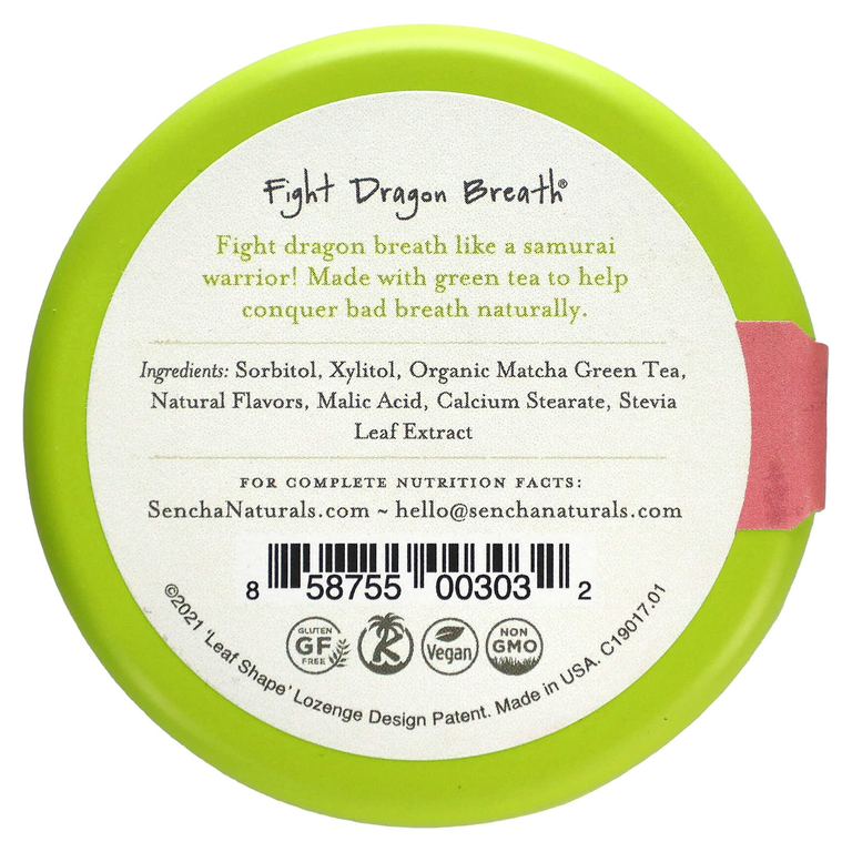Sencha Naturals, Зеленый чай с мятой, розовый драконий фрукт, 35 г (1,2 унции)