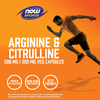 NOW Foods, Sports, аргинин и цитруллин, 240 вегетарианских капсул