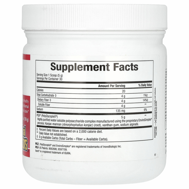 Natural Factors, SlimStyles, гранулы PGX, с нейтральным вкусом, 150 г (5,3 унции)