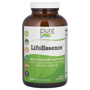 Pure Essence, LifeEssence, мультивитамины из цельных продуктов, 240 таблеток