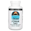 Source Naturals, комплекс L-аргинина и L-цитруллина, 120 таблеток
