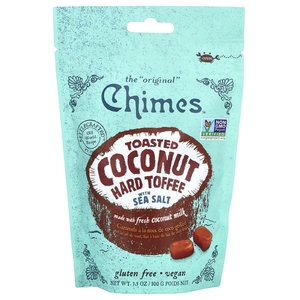 Chimes, обжаренные кокосовые ириски с морской солью, 100 г (3,5 унции)