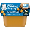 Gerber, пюре из мускатной тыквы, 2 баночки в упаковке, по 56 г (2 унции) каждая (Товар снят с продажи) 