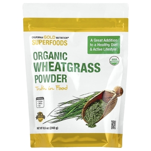 California Gold Nutrition, Superfoods, порошок из органических ростков пшеницы, 240 г (8,5 унции)