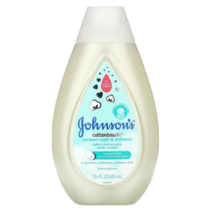 Johnson's Baby, Cottontouch, средство для душа и шампунь для новорожденных, 400 мл (13,6 жидк. унц.) (Товар снят с продажи) 