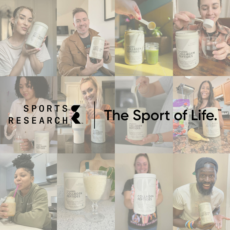 Sports Research, пептиды коллагена, без вкусовых добавок, 907 г (2 фунта)
