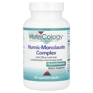 Nutricology, Гуминовый монолаурин, 120 вегетарианских капсул