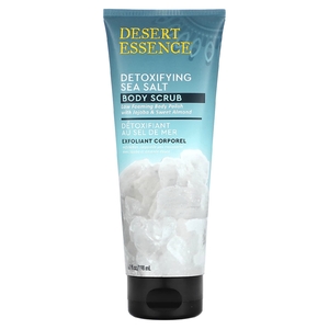 Desert Essence, Детоксифицирующий скраб для тела с морской солью, 198 мл (6,7 жидк. унц.)