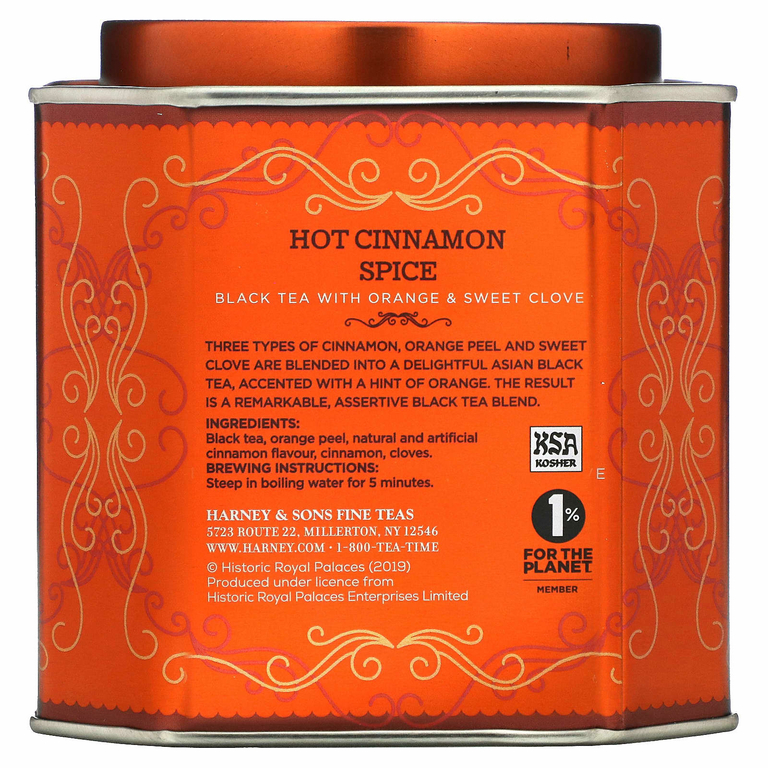 Harney & Sons, острая корица, 30 пакетиков, 75 г (2,67 унции)