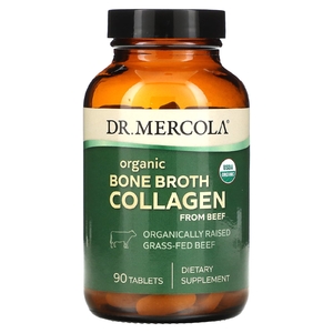Dr. Mercola, Органический коллаген из говяжьего бульона, 90 таблеток