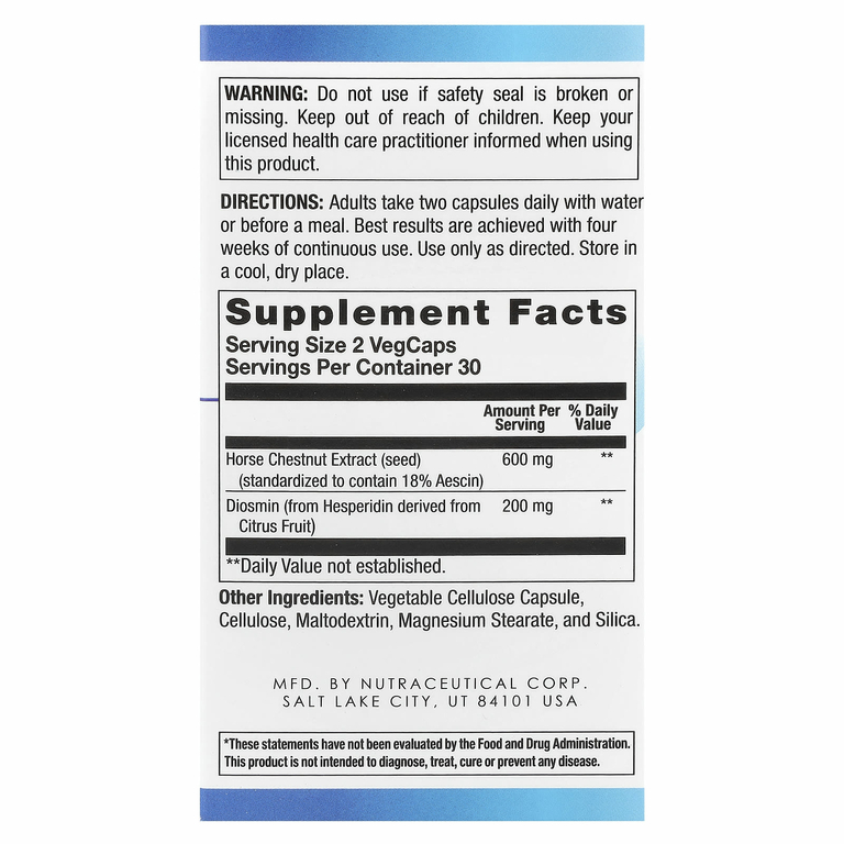 BodyGold, Venastat®, 60 растительных капсул