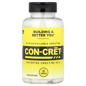 Con-Cret, Con-Cret Creatine HCl, 750 мг, 72 капсулы