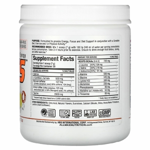 ALLMAX, ACUTS ™, энергия, заряженная аминокислотами, сладкий чай, 210 г (7,4 унции)