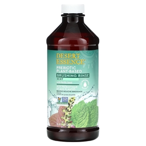 Desert Essence, Пребиотическое ополаскиватель на растительной основе, мята, 467 мл (15,8 жидк. унц.)