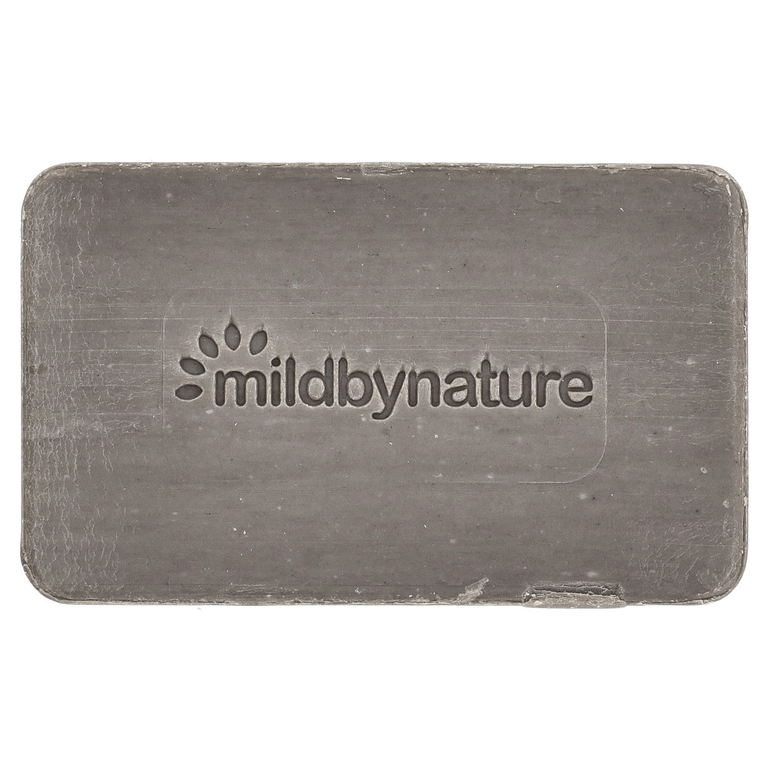 Mild By Nature, очищающее кусковое мыло с глиной, с ароматом эвкалипта и перечной мяты, с ископаемой глиной, 141 г (5 унций)